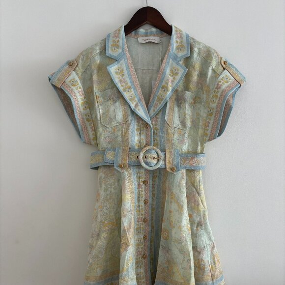 Zimmermann Pastel Mini Dress - Picture 3 of 11